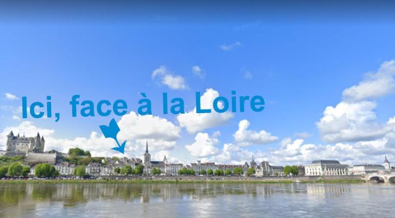 Apartmán T2 Vue Sur Loire Local Velo Saumur Exteriér fotografie