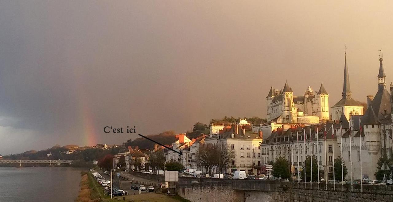 Apartmán T2 Vue Sur Loire Local Velo Saumur Exteriér fotografie